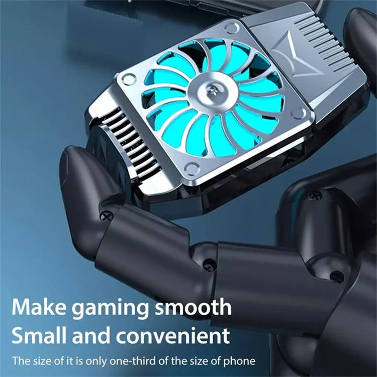 H15 Rechargeable Phone Back Radiator Semiconductor Cellphone Gaming Heat Dissipation Cooler Fan