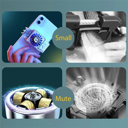 H15 Rechargeable Phone Back Radiator Semiconductor Cellphone Gaming Heat Dissipation Cooler Fan