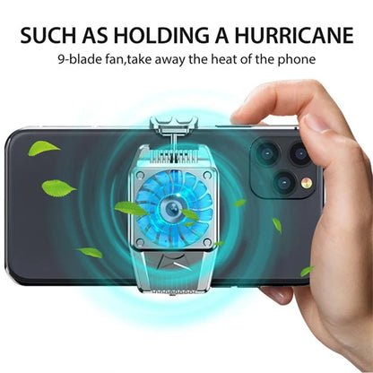 H15 Cable Plug-In Phone Back Radiator Semiconductor Cellphone Gaming Heat Dissipation Cooler Fan