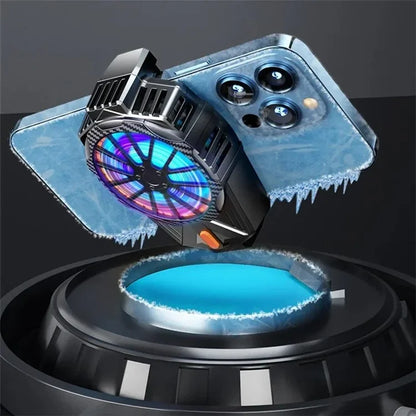 X57 Mobile Phone Semiconductor Cooler 3 Gears Adjustable Cooling Fan for Gaming
