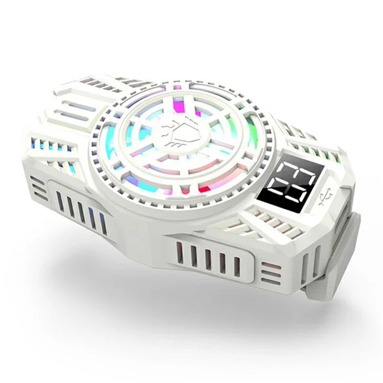S06 Semiconductor Mobile Phone Radiator Colorful Light Smartphone Gaming Heat Dissipation Cooler