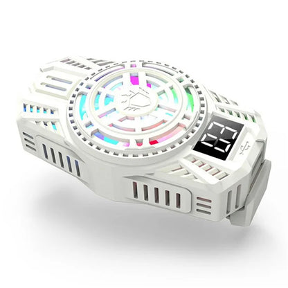 S06 Semiconductor Mobile Phone Radiator Colorful Light Smartphone Gaming Heat Dissipation Cooler