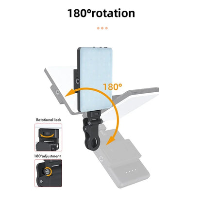 V11R Phone Laptop Video Conference LED Fill Lamp Portable Skin Beauty Live Streaming Fill Light
