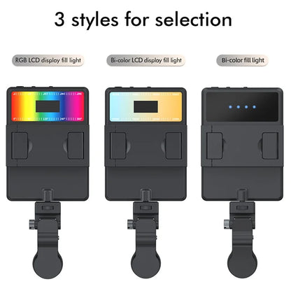 V11 Phone Laptop Video Conference Fill Lamp Portable Live Streaming LED Fill Light