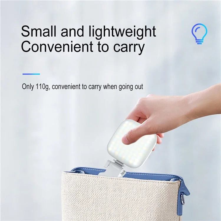 V15 Phone Laptop Video Conference Live Streaming Fill Lamp Mini Clip-On Portable LED Fill Light