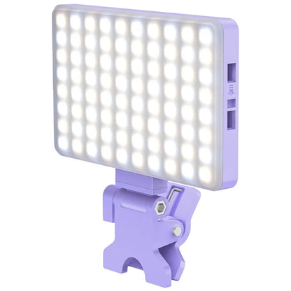 V12A Portable Selfie Live Streaming LED Fill Light Phone Laptop Video Conference Fill Lamp
