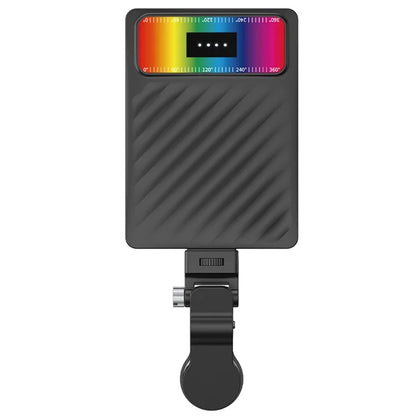 V16R 24 Effects RGB Light Clip-On Pocket Fill Light for Mobile Phone / Tablet / Laptop, without Screen