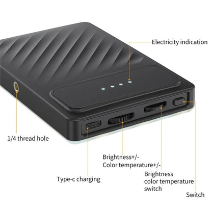 V16SE Three Light Modes Clip-On Pocket Mini Fill Light for Mobile Phone / Tablet / Laptop