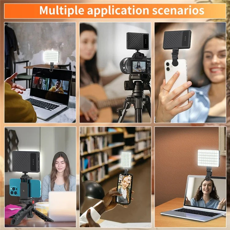 V16SE Three Light Modes Clip-On Pocket Mini Fill Light for Mobile Phone / Tablet / Laptop