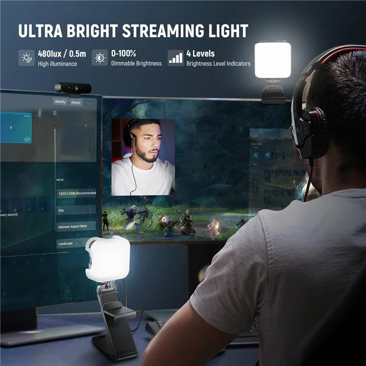 NEEWER PL81 PRO Portable LED Video Light 2900K-7000K Professional Streaming Light