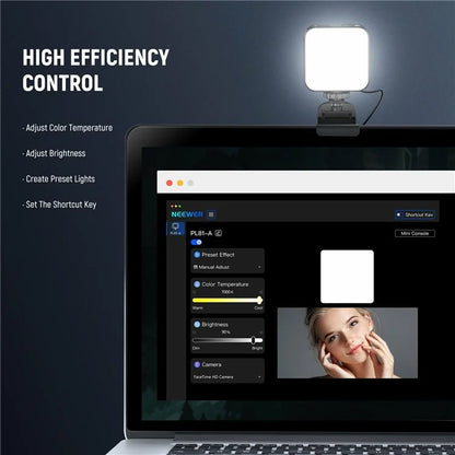 NEEWER PL81 PRO Portable LED Video Light 2900K-7000K Professional Streaming Light