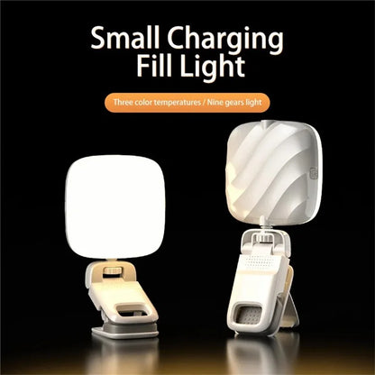 D1 Mini Laptop Phone Clip-on Lamp 3 Color Temperature Live Streaming Fill Light
