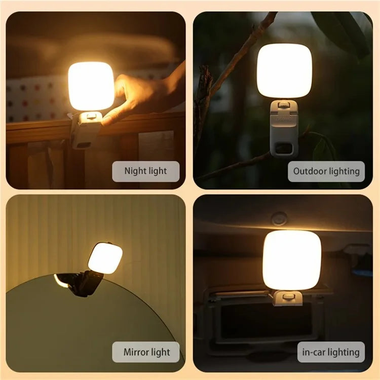 D1 Mini Laptop Phone Clip-on Lamp 3 Color Temperature Live Streaming Fill Light
