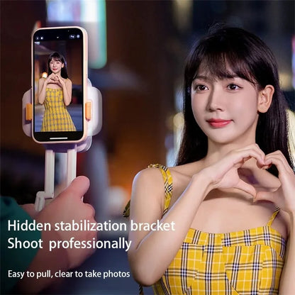 DP2.PRO Foldable Desktop Phone Holder Fill Light Live Streaming Video Recording Fill Light