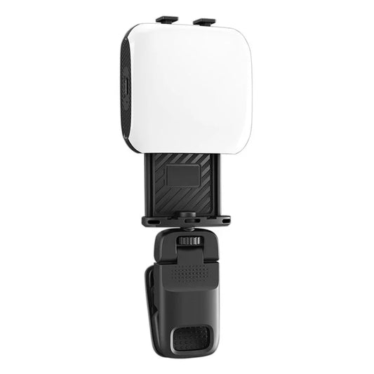 D4 Mini Size RGB LED Clip-On Fill Light Video Conference Lamp for Cell Phone Live Streaming