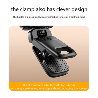 D4 Mini Size RGB LED Clip-On Fill Light Video Conference Lamp for Cell Phone Live Streaming