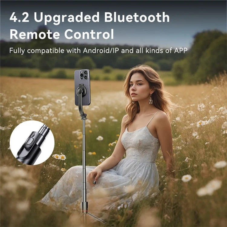 YESIDO SF19 Bluetooth Magnetic Selfie Stick for Cell Phone Tripod Stand
