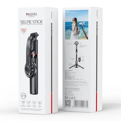 YESIDO SF19 Bluetooth Magnetic Selfie Stick for Cell Phone Tripod Stand