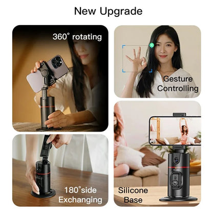 YESIDO SF16 360 Degrees Rotation Smart Gimbal Face Tracking Phone Holder Photography Stand