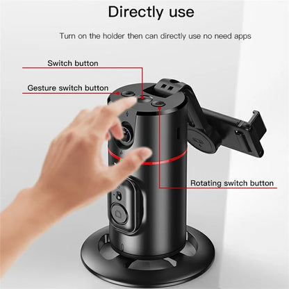 YESIDO SF16 360 Degrees Rotation Smart Gimbal Face Tracking Phone Holder Photography Stand