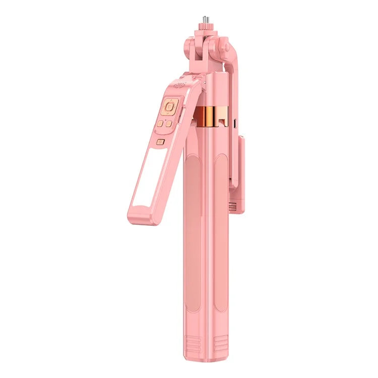 CL10 1.8m Gesture Tracking Tripod 3-Color Fill Light Selfie Stick with Remote Control
