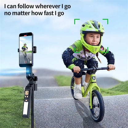 CL10 1.8m Gesture Tracking Tripod 3-Color Fill Light Selfie Stick with Remote Control