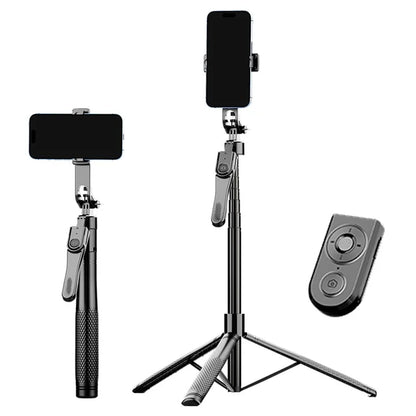 K29 2.15m Bluetooth Selfie Stick 360 Degree Rotatable Gimbal Tripod Stand with Remote Control