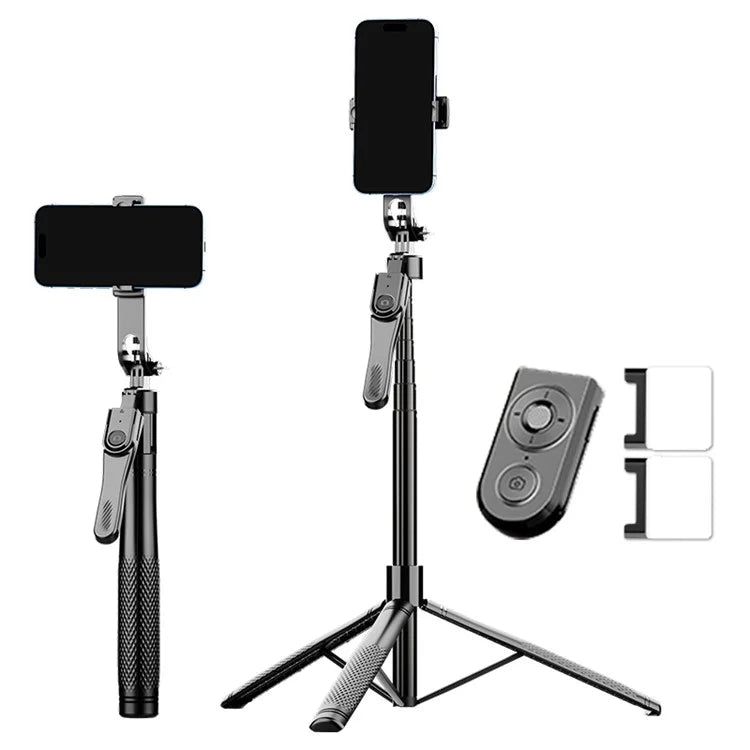 K29D 2.15m Bluetooth Selfie Stick 360 Degree Rotatable Gimbal Tripod Stand with Dual Fill Light