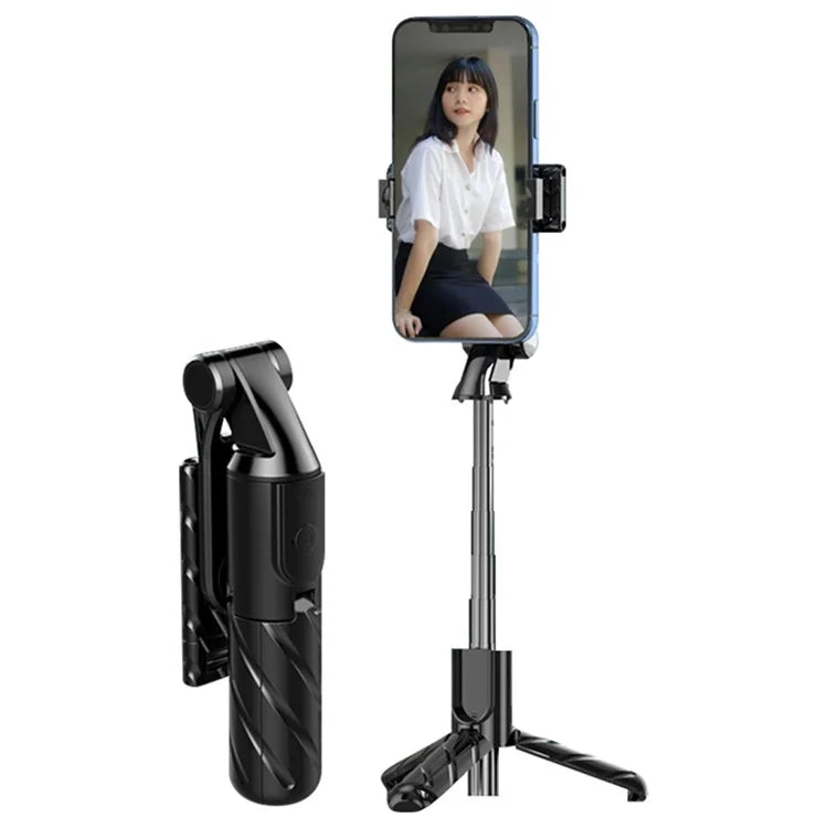 K03 Portable Bluetooth Selfie Stick with Remote Control Adjustable Height Tripod Stand