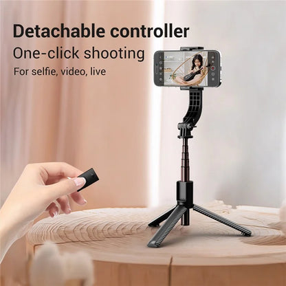 C06H Single Axis Gimbal Stabilizer Anti-Shake Tripod Bluetooth Selfie Stick