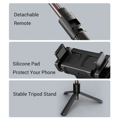 C06H Single Axis Gimbal Stabilizer Anti-Shake Tripod Bluetooth Selfie Stick