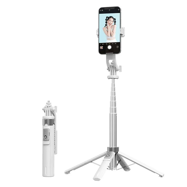 P135 Selfie Stick Stable 4-Leg Tripod Phone Holder Stand with Remote Control