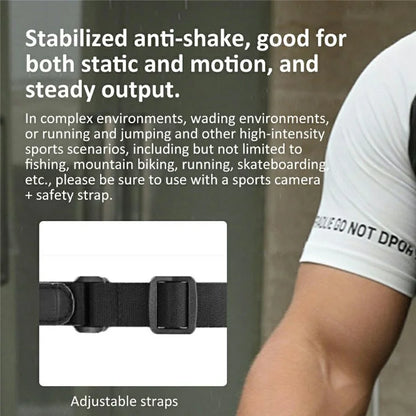SCS-NH002 Sports Camera Neck Mount Multi Angle Adjustable Shockproof Camera Neck Holder Stabilizer