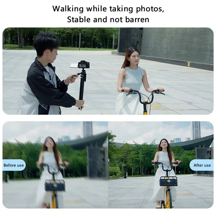 YESIDO SF17 Multifunctional Tripod Selfie Stick for Cell Phones, Camera Retractable Metal Tripod Stand