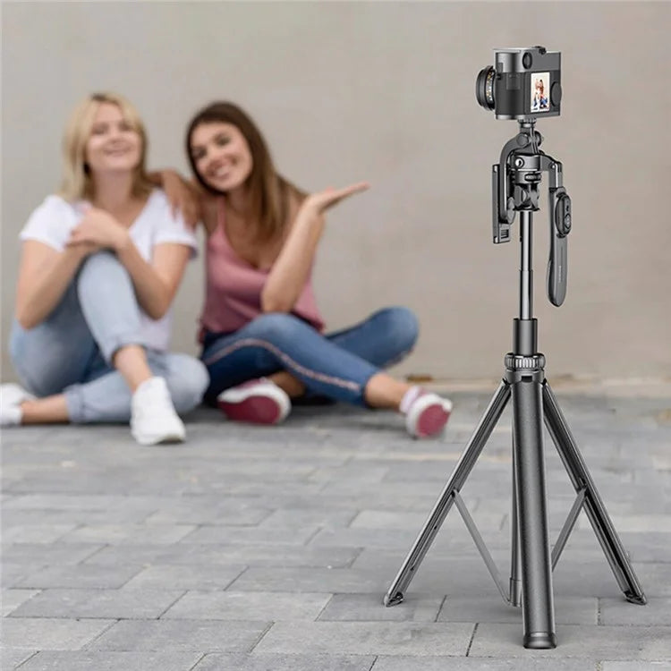 YESIDO SF17 Multifunctional Tripod Selfie Stick for Cell Phones, Camera Retractable Metal Tripod Stand
