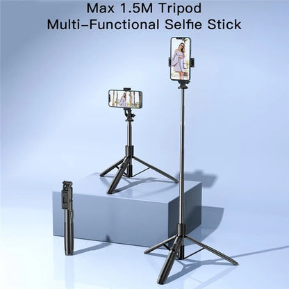 YESIDO SF13 2-in-1 Max 158cm Telescopic Wireless Bluetooth Selfie Stick Tripod Stand