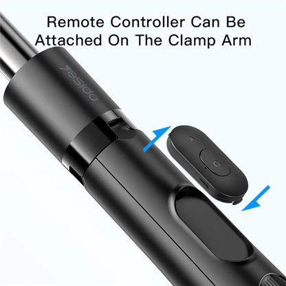 YESIDO SF13 2-in-1 Max 158cm Telescopic Wireless Bluetooth Selfie Stick Tripod Stand