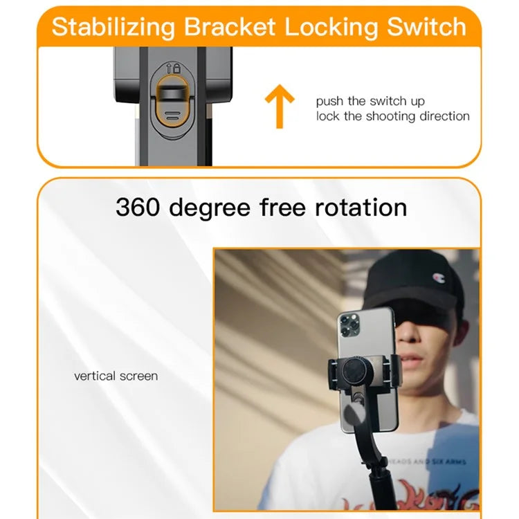YESIDO SF14 Foldable Tripod Shooting Anti-shake Phone Holder Selfie Stick with Remote Control