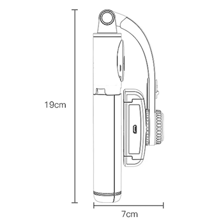 YESIDO SF14 Foldable Tripod Shooting Anti-shake Phone Holder Selfie Stick with Remote Control