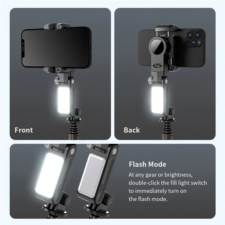 Q18 Single-Axis Gimbal Selfie Stick Tripod Stand Panoramic Follow Shot Anti-Shake Handheld Gimbal Stabilizer