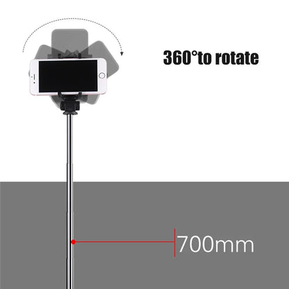 L01 Mini Tripod Stand Phone Clip Holder Extendable Selfie Stick with Bluetooth Remote Control