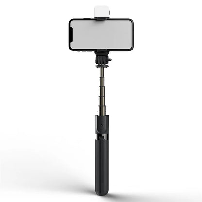 L03S Bluetooth Selfie Stick Aluminum Alloy Rod Telescopic Tripod Stand with Fill Light