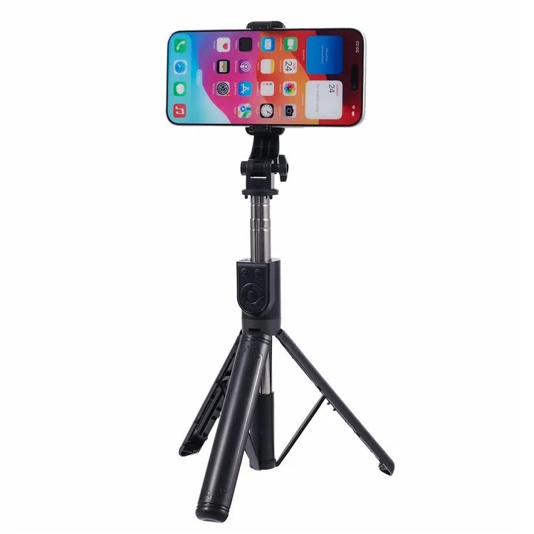 Z14 140CM Telescopic Selfie Stick Bluetooth Remote Control Tripod Stand with Rotation Phone Clip