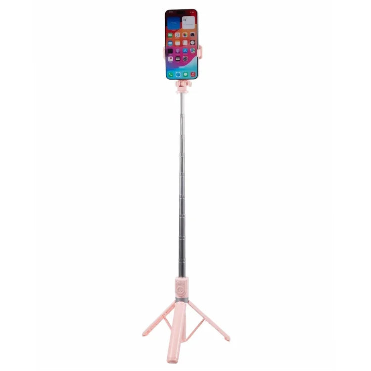 Z14 140CM Telescopic Selfie Stick Bluetooth Remote Control Tripod Stand with Rotation Phone Clip