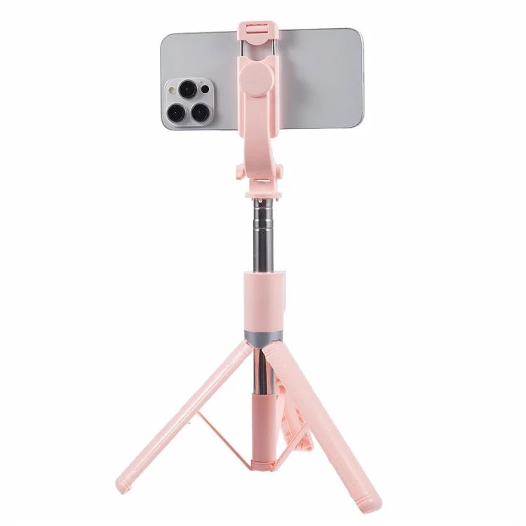 Z14 140CM Telescopic Selfie Stick Bluetooth Remote Control Tripod Stand with Rotation Phone Clip