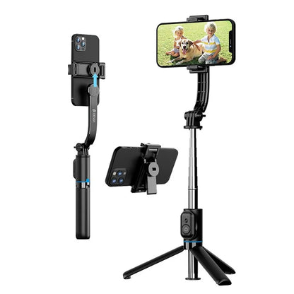 DEVIA C01 Extendable Phone Tripod Multifunctional Selfie Stick Phone Vlog Tripod Stand