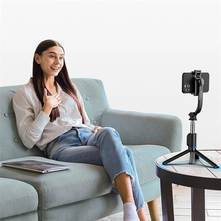 DEVIA C01 Extendable Phone Tripod Multifunctional Selfie Stick Phone Vlog Tripod Stand