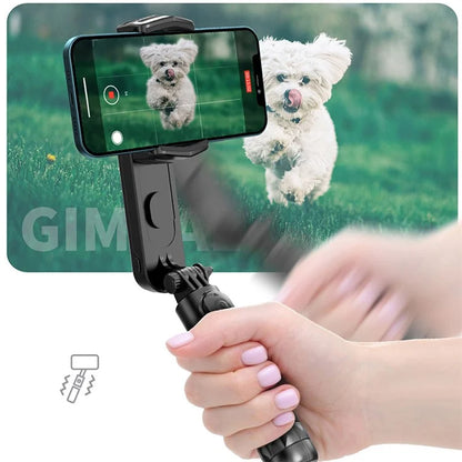 DEVIA Gimbal Stabilizer with Extendable Selfie Stick Tripod Handheld Phone Video Stabilizer for Video Recording Vlog