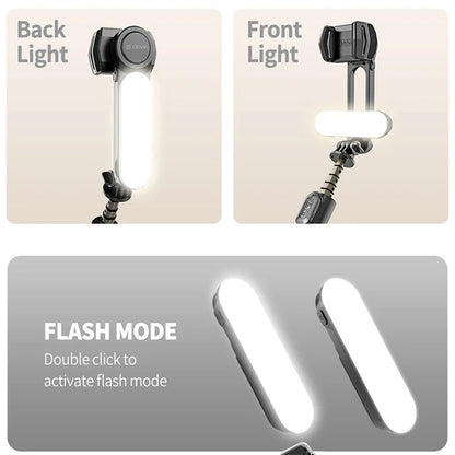 DEVIA Gimbal Stabilizer with Extendable Selfie Stick Tripod Handheld Phone Video Stabilizer for Video Recording Vlog