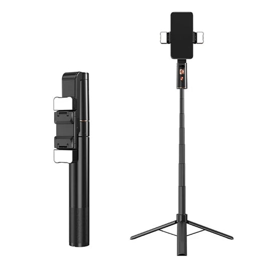A100 Phone Gimbal Selfie Stick 360-Degree Rotation Tripod with Remote Control for TikTok Live Streaming
